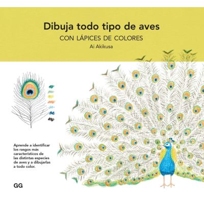 Dibuja todo tipo de aves con lápices de colores