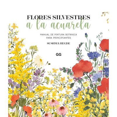 Flores silvestres a la acuarela